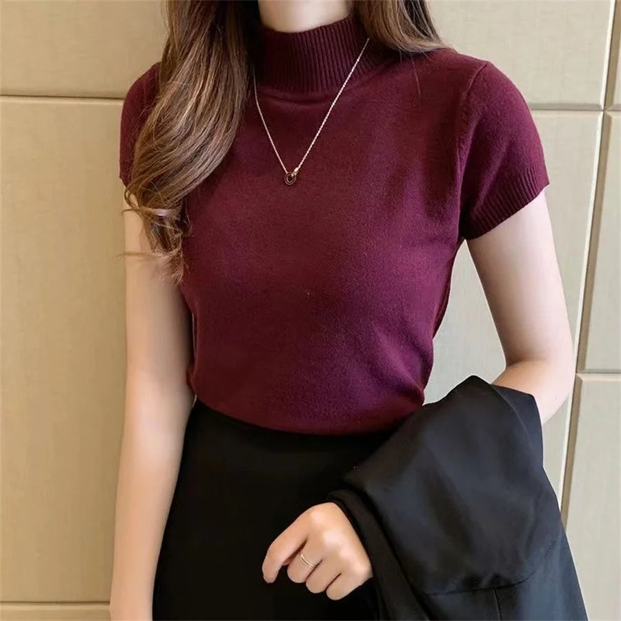 Fashion Woman Blouses Short