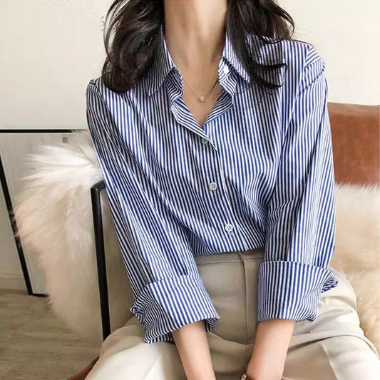 Blouses Shirt Lady Long Lantern
