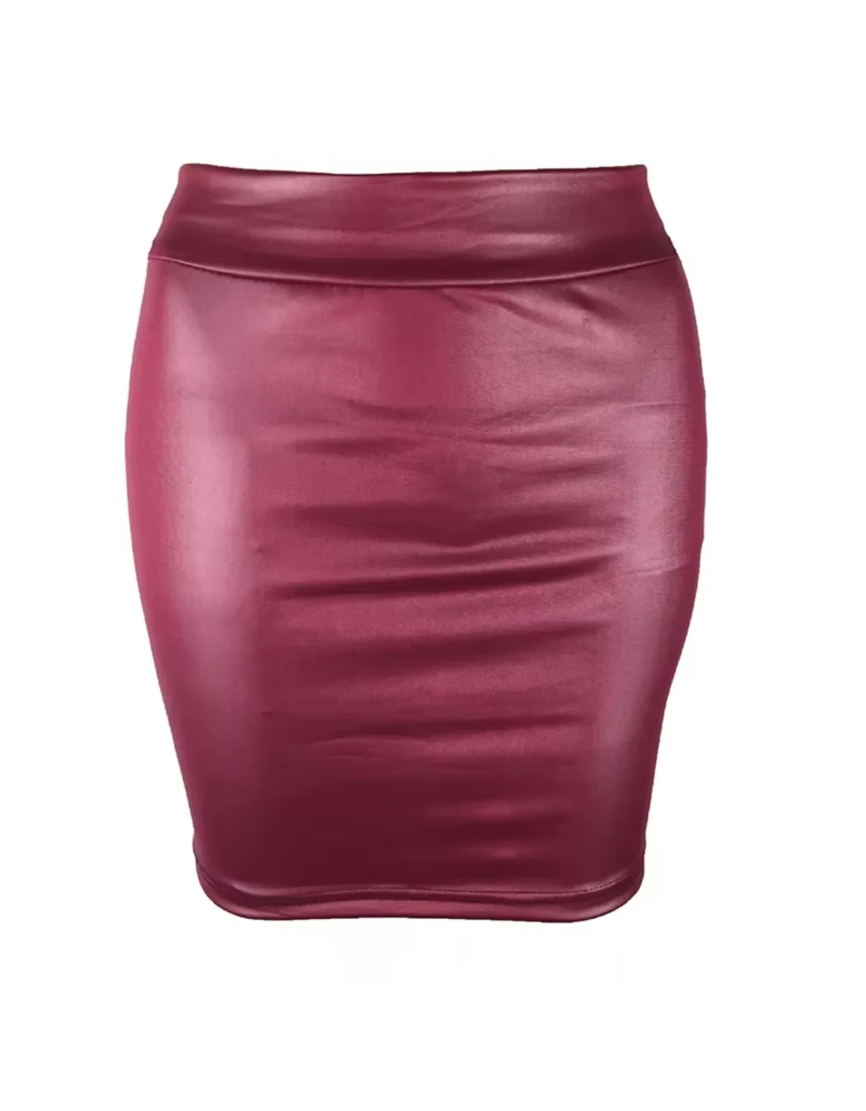 Leather Matte Slim Mini Sexy Fashion