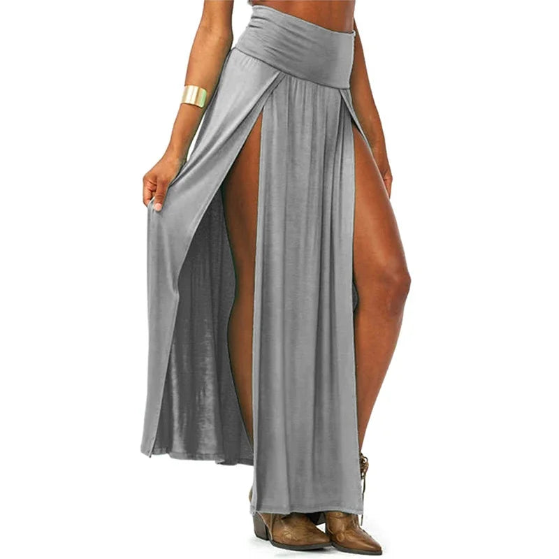 Sexy Womens Double Slits