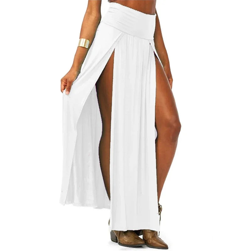 Sexy Womens Double Slits