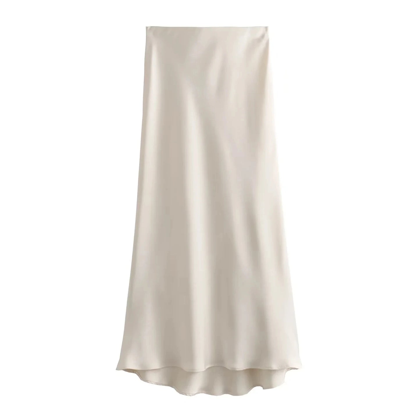 Casual Women Long Skirt Spring Elastic