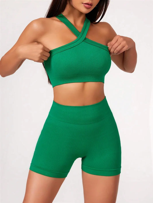 Women Clothes High Waist Yoga Shorts