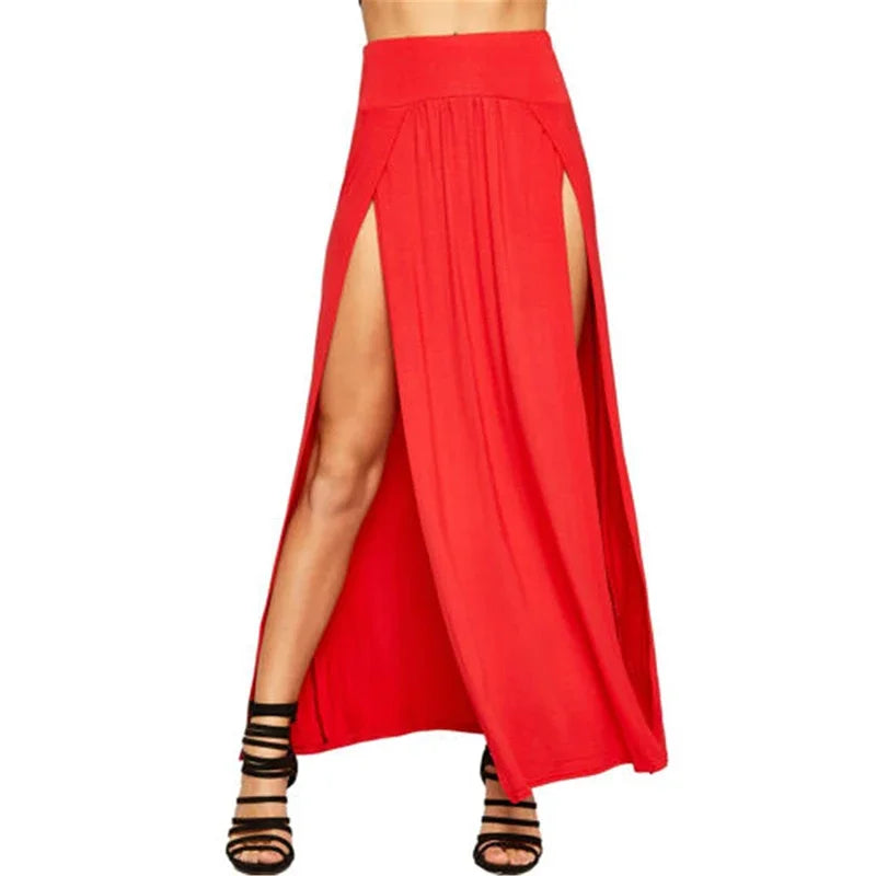 Sexy Womens Double Slits