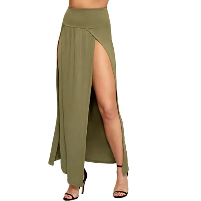 Sexy Womens Double Slits