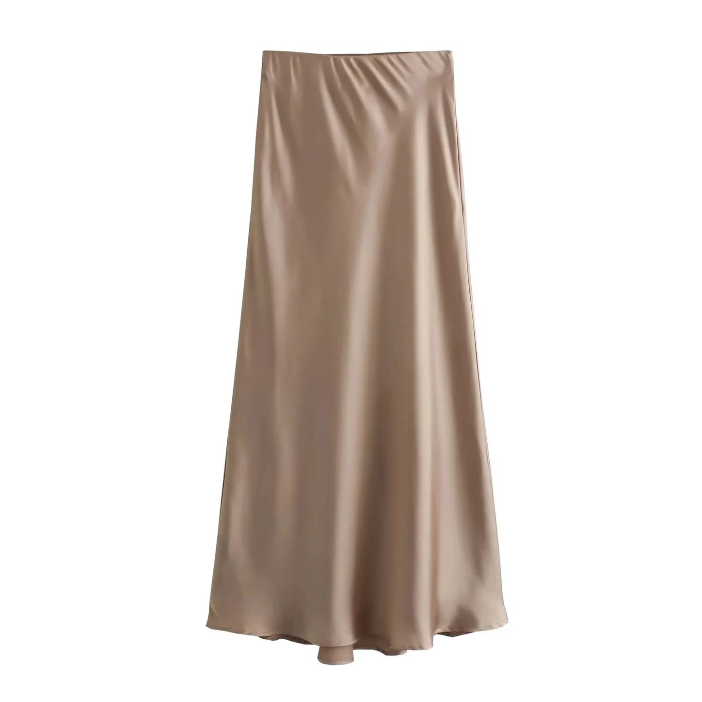 Casual Women Long Skirt Spring Elastic