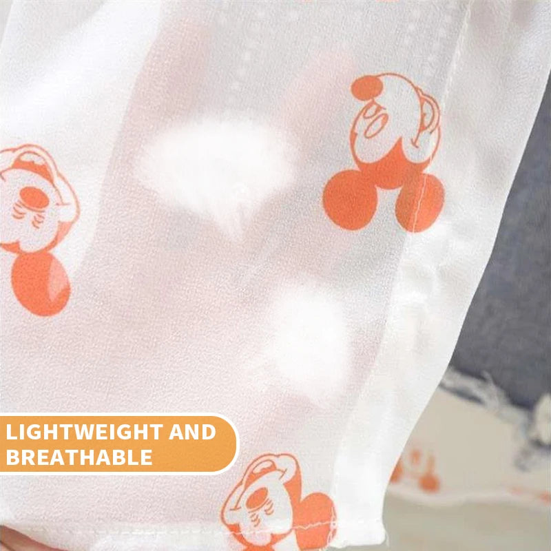 Mickey Mouse Blouse Ladies Long
