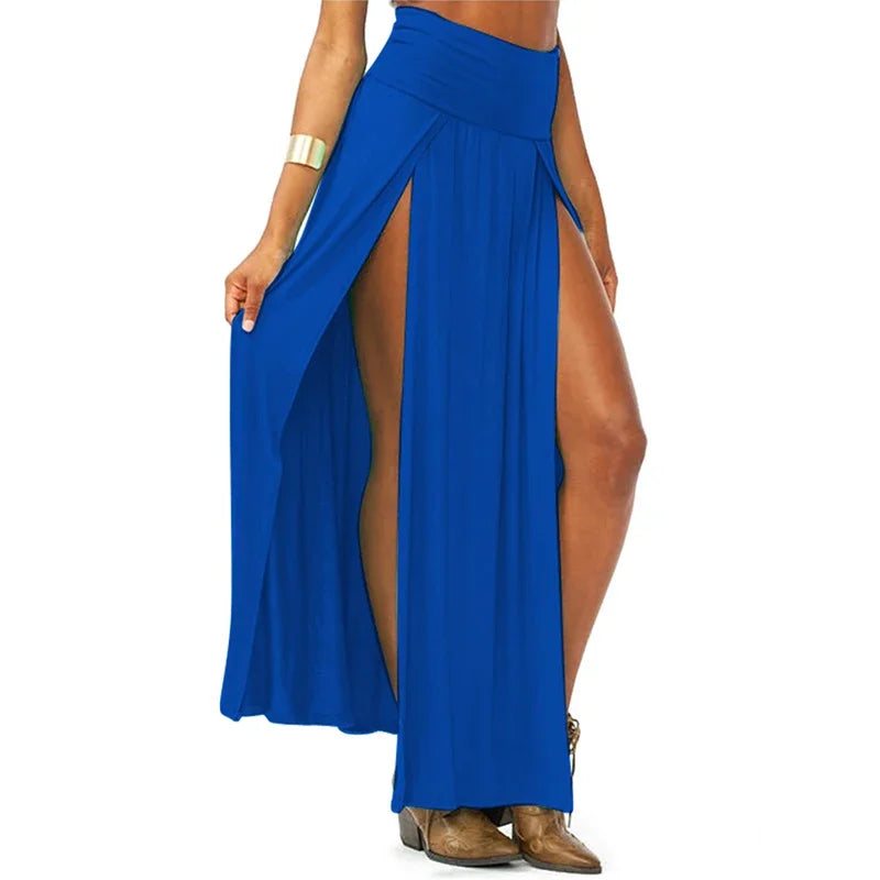 Sexy Womens Double Slits