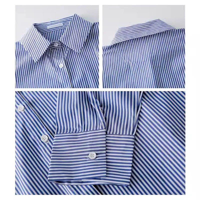 Blouses Shirt Lady Long Lantern