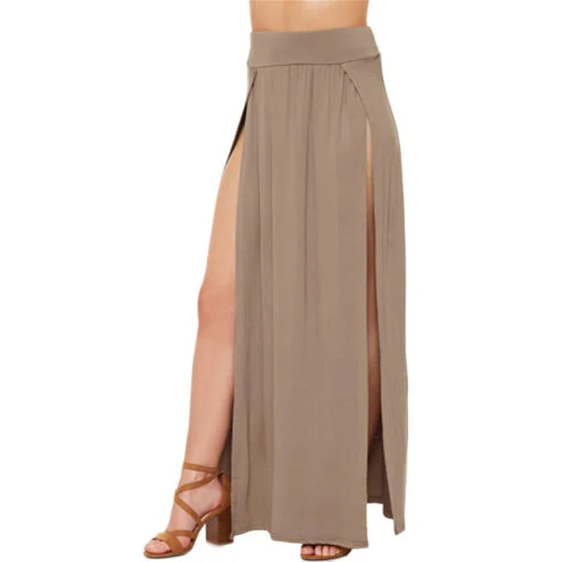 Sexy Womens Double Slits