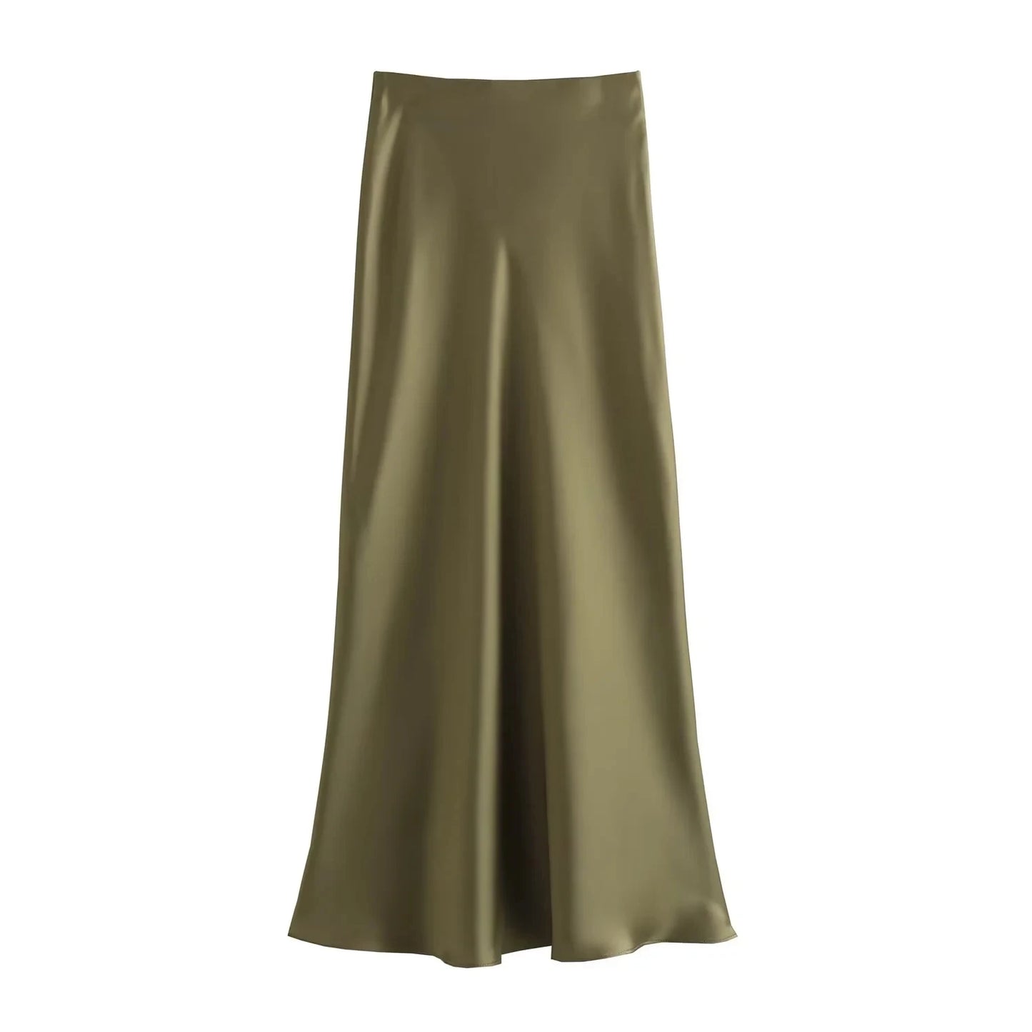 Casual Women Long Skirt Spring Elastic